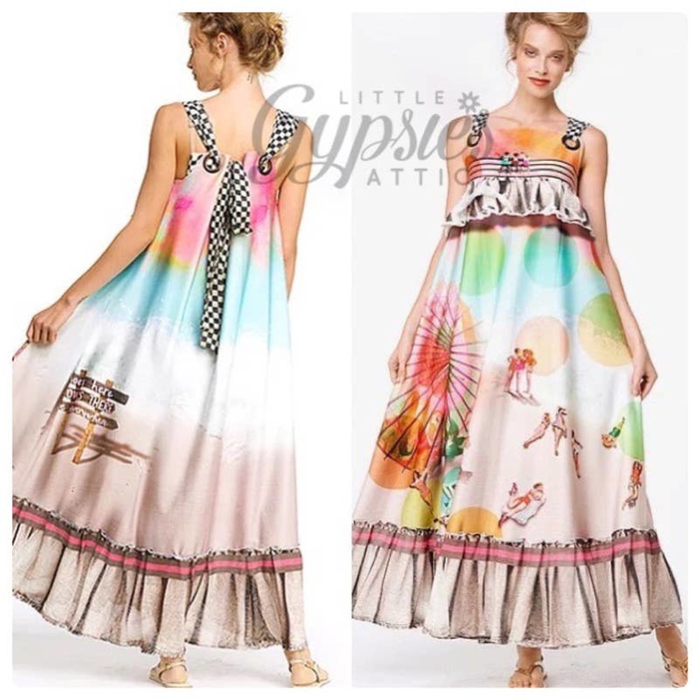 The Artist Retro 50s Maxi Dress - Picture 3 of 14